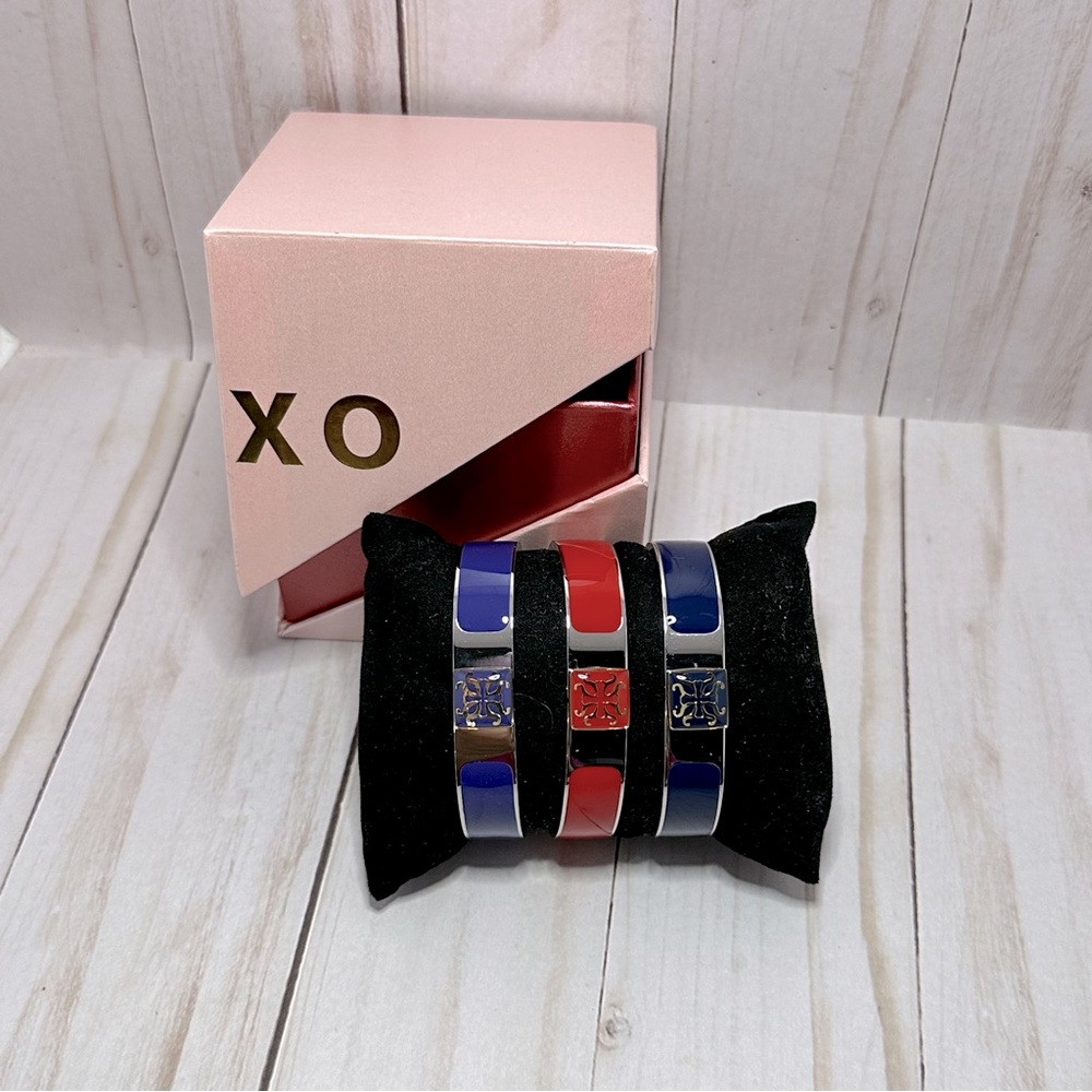 Rustic Cuff Navy, Red & Purple Jordan Bracelets NWOT